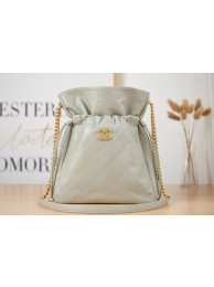 Chanel SMALL Lambskin Shoulder Bag AS2986 gray HY19195lk46
