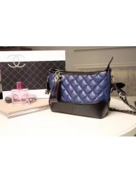 Chanel Small Shoulder Bag Sheepskin Leather A93825 Blue HY11643Bw85