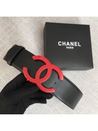 Chanel Wide leather belt with 53 mm CC4267 black HY24805Mn81