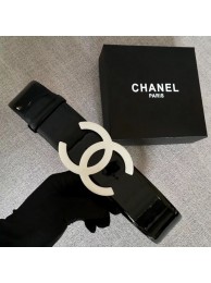 Chanel Wide leather belt with 53 mm CC4272 black HY6209Yv36