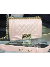 Cheap Boy Chanel mini Flap Shoulder Bag Original Leather A5707 Light Pink HY4389sJ42