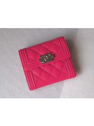 Cheap Chanel Matelasse Bi-Fold Wallet Rose Cannage Patterns A48980 Silver HY18307sZ66