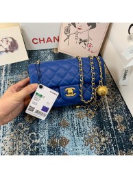 Cheap Chanel MINI Flap Bag Original Sheepskin Leather 1116 blue HY1301ZZ98