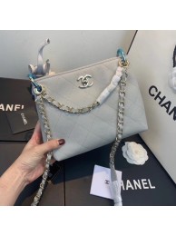 Cheap Chanel Small Calfskin hobo bag AS1461 grey HY21227sZ66