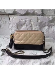 Cheap Copy Chanel 2017 Gabrielle Original Leather Shoulder Bag 17817 Camel HY18220Eq45