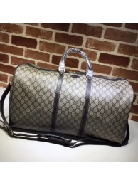 Cheap Copy Gucci PVC Keepall Strap Travel Bag 206500 Blue HY21870Eq45