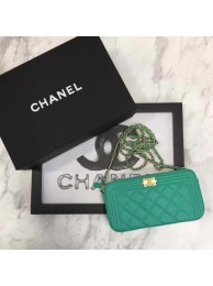 Cheap Fake Boy Chanel Flap Bag Original Cannage Pattern CHA3369 Green HY490BC48