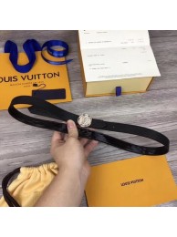 Cheap Fake Louis Vuitton CIRCLE 20MM REVERSIBLE BELT M0054U black HY4505BC48