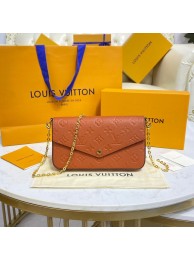 Cheap Fake Louis Vuitton FELICIE POCHETTE M64064 Caramel HY21295BC48
