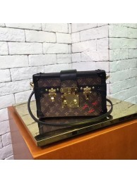 Cheap Fake Louis Vuitton Monogram Canvas PETITE MALLE M44199 Black HY24215BC48