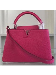 Cheap Fake Louis Vuitton Original Taurillon Leather CAPUCINES BB Bag M90294 Rosy HY1585BC48