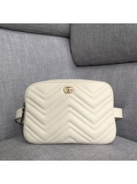 Cheap Gucci GG Marmont matelasse belt bag 523380 white HY8769sJ42