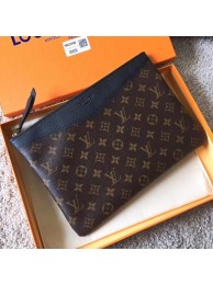 Cheap Louis vuitton original Monogram Canvas DAILY POUCH M62048 black HY09sJ42