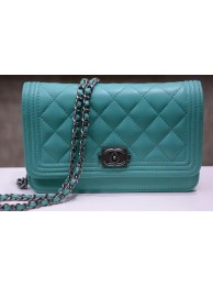 Copy 1:1 Boy Chanel mini Flap Bags Sheepskin Leather A33815 SkyBlue HY4498xD64