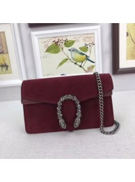 Copy 1:1 Gucci Dionysus Velvet Super mini Bag 476432 Red HY21653xD64