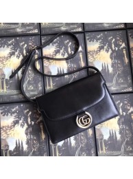 Copy 1:1 Gucci GG Original Leather Shoulder Bag 589474 Black HY19463xD64