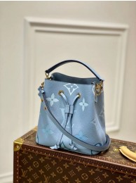 Copy 1:1 Louis Vuitton Original Leather NEONOE BB M45709 Summer Blue HY6688xD64