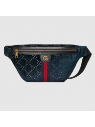 Copy Best Gucci GG velvet waistpack 574968 red blue black HY21974Qc72