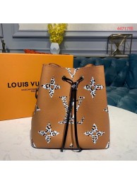 Copy Best Louis Vuitton Original Leather Neonoe M44717 Brown HY25624Qc72