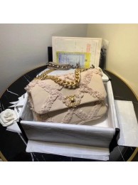 Copy chanel 19 flap bag AS1160 Beige HY5682Kn92