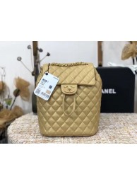 Copy Chanel Backpack Sheepskin Original Leather 83431 gold HY26852Kn92