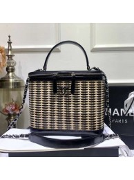Copy Chanel Cosmetic Bag AS1347 black HY15525Ey31
