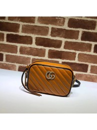 Copy Gucci GG Marmont Matelasse mini Bag 448065 brown HY6912Zn71