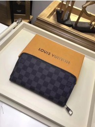 Copy Louis Vuitton Damier Graphite Canvas ZIPPY ORGANISER N63077 HY2385Ey31