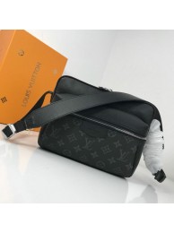 Copy Louis Vuitton Monogram Canvas Messenger PM Black M43845 HY12982Kn92