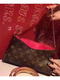 Copy Louis Vuitton Monogram Canvas PALLAS CLUTCHES M41638 Rose HY3115Ey31