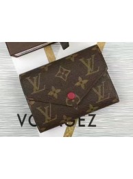 Copy Louis Vuitton Monogram Canvas Victorine Wallet M62360 Wine HY19552Kn92