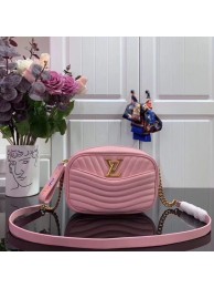 Copy Louis Vuitton Original Leather NEW WAVE Camera Bag M53682 Pink HY3627Zn71