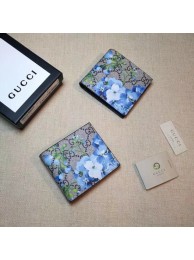 Designer Gucci GG Supreme Canvas Wallet 451465 blue HY7905vs94