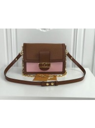 Designer Replica Louis Vuitton original SAINT SULPICE PM M44391 brown with pink HY8927CF36