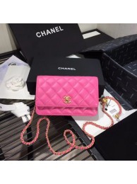 Fake 1:1 Chanel Original Small classic Sheepskin flap bag AS33814 rose HY498YK70