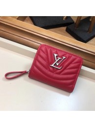 Fake 1:1 LOUIS VUITTON NEW WAVE COMPACT WALLET M63789 red HY23493YK70