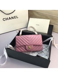 Fake Best Chanel Classic Flap Bags Light Pink Original Sheepskin Leather 1116 Gold HY16062Nk59
