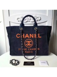 Fake Best Chanel Medium Original Canvas Leather Tote Shopping Bag 66941F HY21537Nk59