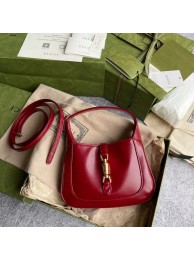 Fake Best Gucci Jackie 1961 mini hobo bag 637091 red HY15697Nk59