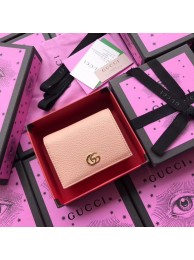 Fake Best Gucci Leather card case 456126 Light pink HY24092Nk59
