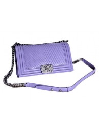 Fake Best Le Boy Chanel Flap Shoulder Bag Original Leather CF67086 Lavender HY15332Nk59