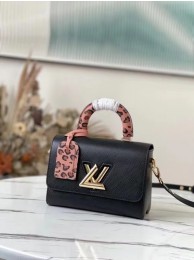 Fake Best Louis Vuitton TWIST MM M58568 Black HY17157Nk59