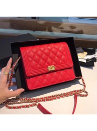 Fake Boy chanel clutch with chain A84433 red HY14525kw88