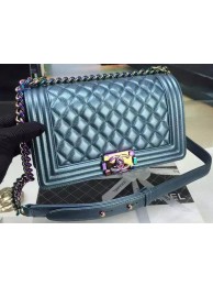 Fake Boy Chanel Flap Shoulder Bag Original Leather A9246 Green HY7152qZ31