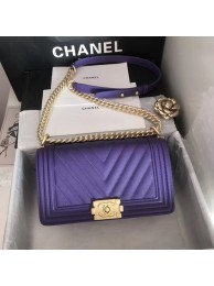 Fake Boy chanel handbag V67086 purple HY12077xE84