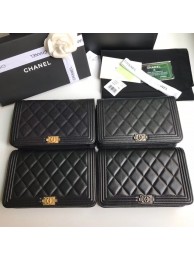 Fake Boy Chanel mini Flap Bags Sheepskin Leather A33819 Black HY26261QF99