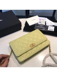 Fake BOY CHANEL Original Wallet on Chain A80287 lemon HY16971uQ71