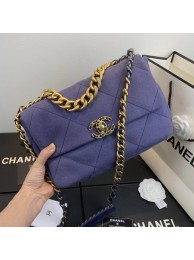 Fake CHANEL 19 Flap Bag AS1160 AS1161 purple HY10770tu77