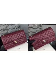 Fake Chanel 2.55 Series Flap Bag Lambskin Leather A5024 Burgundy HY1429Lh27
