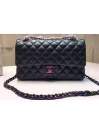 Fake Chanel 2.55 Series Flap Bag Original Deer Leather A1112 Deep Green HY5331pE71